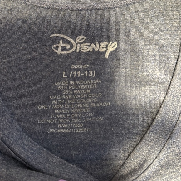 Disney Junior's Maleficent Mistress Of Evil Hi-Low Hem T-Shirt Size L (11-13) - Picture 2 of 2